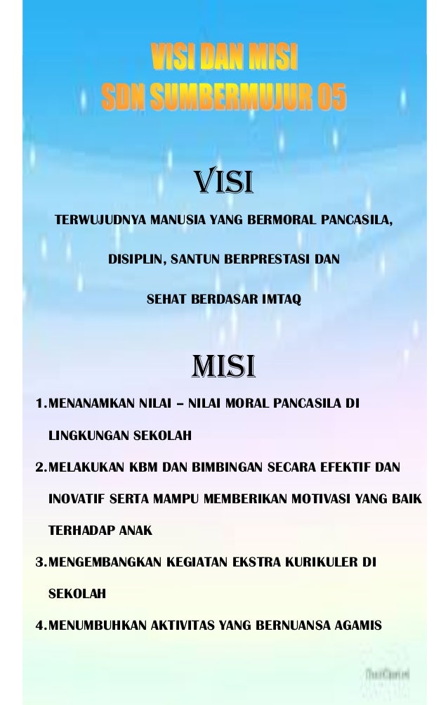 Contoh Slogan Visi Dan Misi - Contoh Dyn