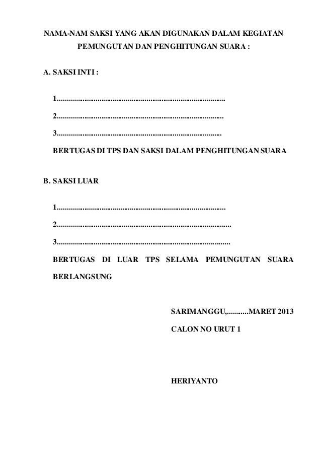 Contoh Visi, misi calon Kepala Desa