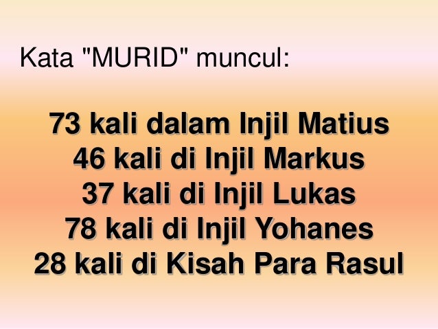 Visi Misi Pemuridan KK Kerajaan Allah