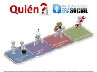 @EraSocial. Todos los derechos reservados. El material contenido en este documento tiene información confidencial que pertenece a Era Social, no podrá ser utilizada, fotocopiada, duplicada o revelada para cualquier propósito diferente a los indicados por los involucrados.
 