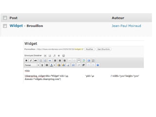 Publiez l’article.