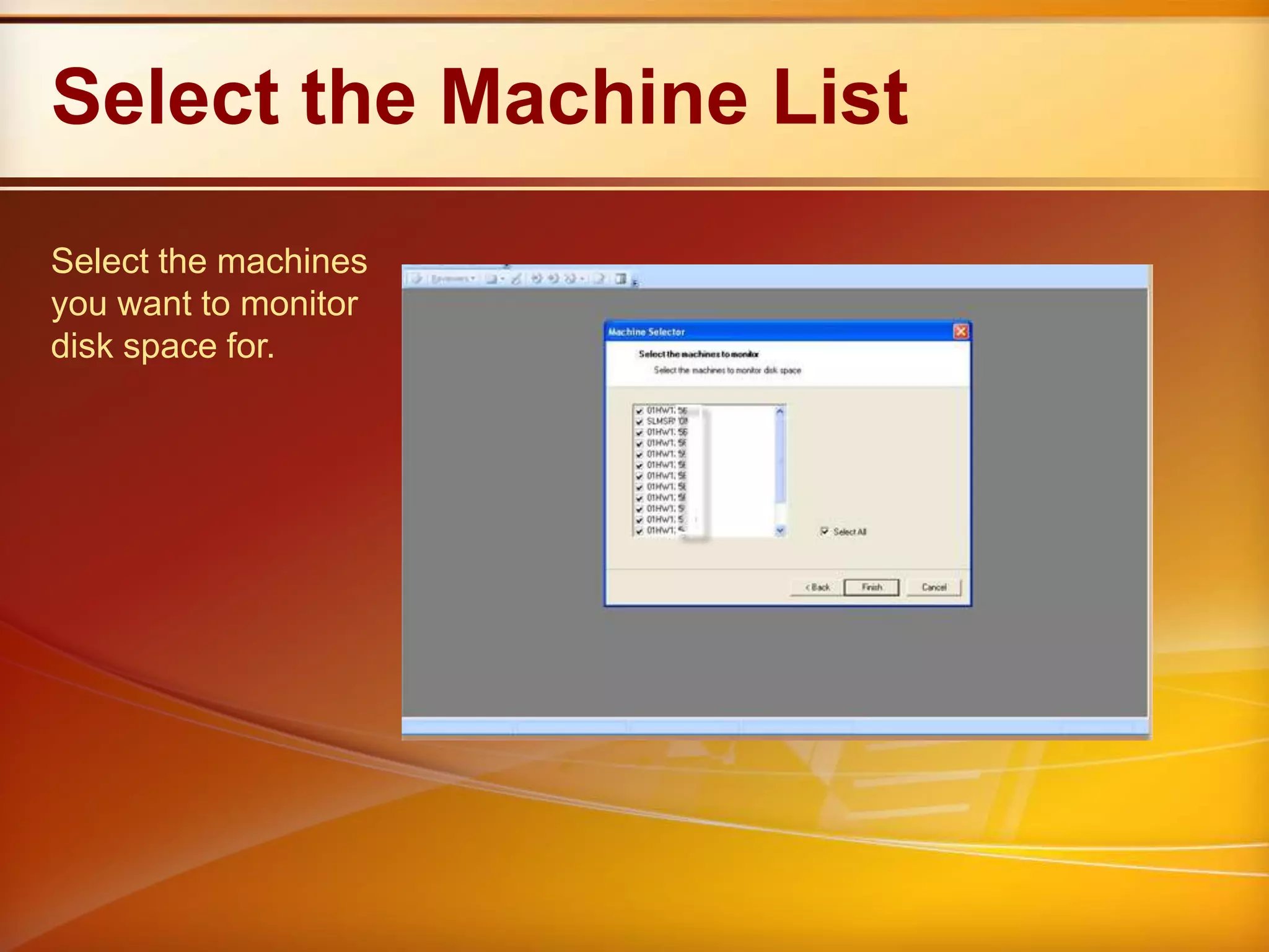 Select the SCOM ServerIf you select Operations Manager Database, type the root management and reporting server names.