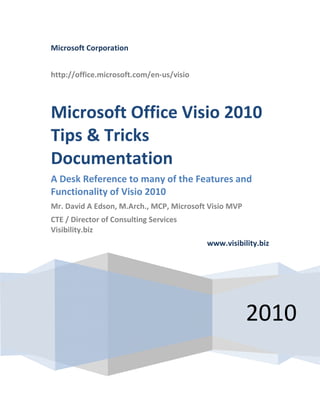 Visio 2010 tips and techniques handouts | PDF
