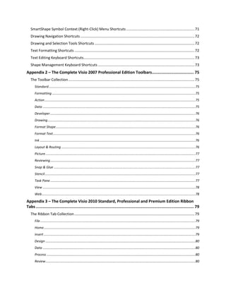 Visio 2010 tips and techniques handouts | PDF