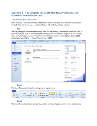 Visio 2010 tips and techniques handouts | PDF