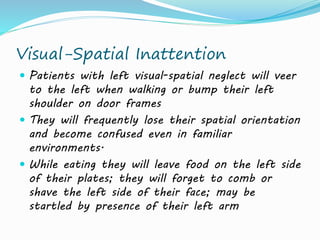 Visual Inattension Visioary ophthalmology tbi presentation 9.7.14