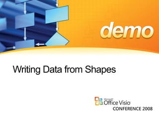 Writing Data from Shapes
 
