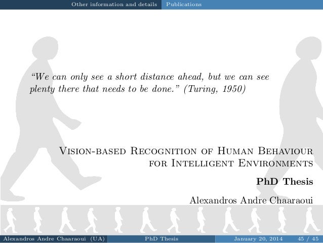 Computer vision phd thesis