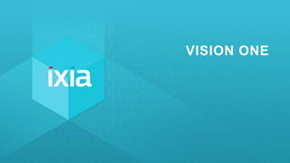 1© 2016 IXIA AND/OR ITS AFFILIATES. ALL RIGHTS RESERVED. |
VISION ONE
 