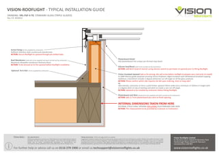 Vision rooflight (triple glazed)