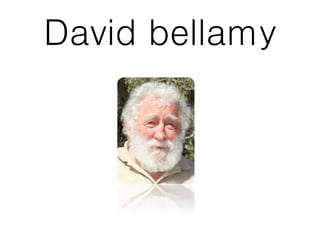 David bellamy
 