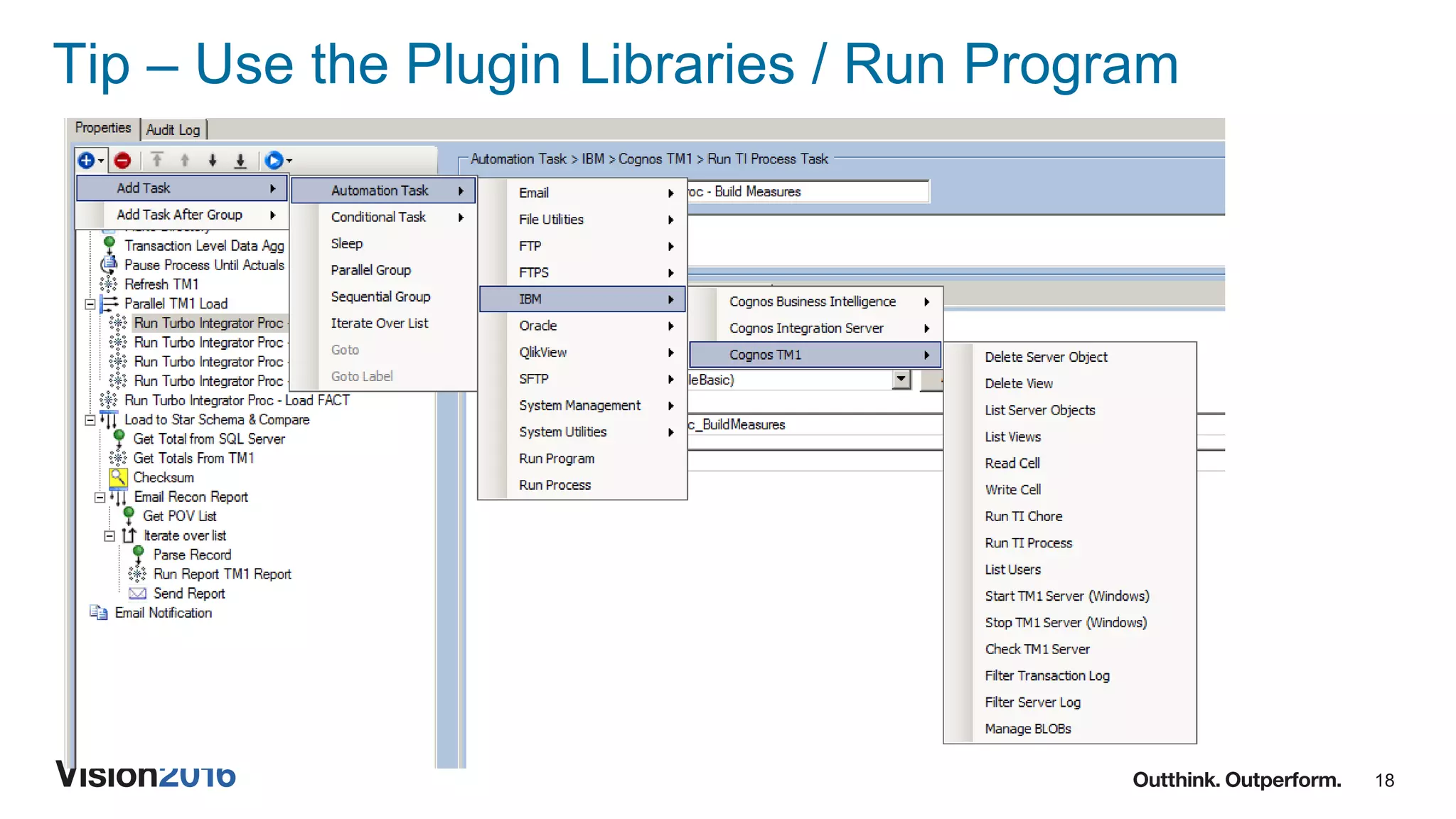 18
Tip – Use the Plugin Libraries / Run Program
 