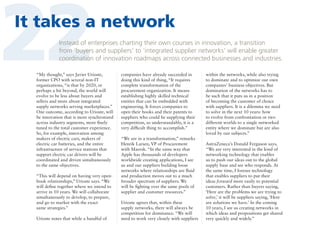 22

It takes a network
Instead of enterprises charting their own courses in innovation, a transition
from ‘buyers and supp...