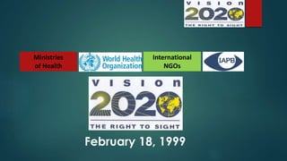 Ministries
of Health
International
NGOs
February 18, 1999
 