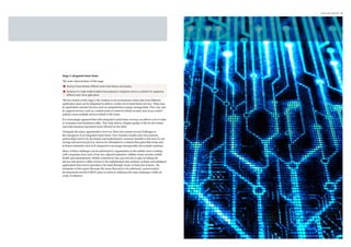 4 Smart Home Vision 11 - 12




Stage 3: Integrated Smart Home
The main characteristics of this stage:
n	 Sharing of data between different smart home devices and systems;
n	 Existence of a single mobile-enabled home gateway or integration point as a platform for supporting
   different smart home applications.
The key feature of this stage is the creation of an environment where data from different
application areas can be integrated to deliver a richer set of smart home services. These may
be application-oriented services such as comprehensive energy management. They may also
be support services, such as a central point of control to define security and access control
policies across multiple devices related to the home.
It is increasingly apparent that fully-integrated smart home services can deliver a lot of value
to consumers and businesses alike. They help deliver a higher quality of life for the former
and make business operations more efficient for the latter.
Alongside the many opportunities, however, there also remain several challenges to
the emergence of an integrated smart home. New business models and cross-industry
partnerships need to be developed and implemented; consumer benefits in the form of cost
savings and personal privacy need to be articulated in a manner that gains their trust; and,
technical standards need to be designed to encourage interoperable and scalable solutions.
Many of these challenges can be addressed by organisations in the mobile sector working
with companies from each of four key adjacent industries: utilities, home security, mobile
health and entertainment. Mobile connectivity has a pivotal role to play in linking the
devices and sensors within a home to the sophisticated data analytics systems and intelligent
applications that service providers will create through cloud- or back-end systems. The
remainder of this report discusses the issues that need to be addressed, current market
developments and the GSMA’s plan of action to addresses the main challenges within its
scope of influence.
 
