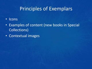 Original Example Vision and design principles for site | PPT