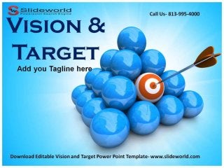 Vision and Target Powerpoint Template