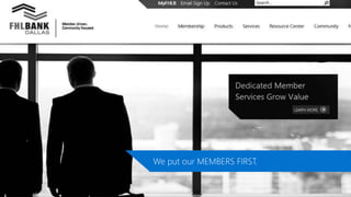 We put our MEMBERS FIRST.
 