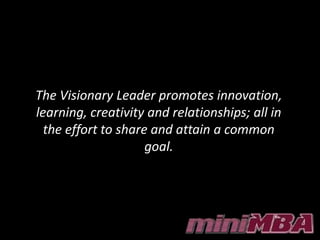Visionary Drive What is Visionary Leadership? | PPTX