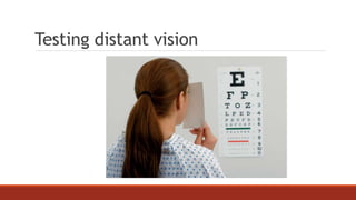 Improved Distance Vision Vision assessment.pptx ophthalmology BSc nursing ppt | PPTX