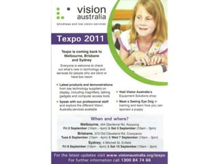 Vision Australia Texpo 2011