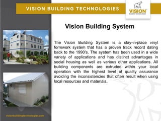 Vision Built Modules VISION Extrusions Group