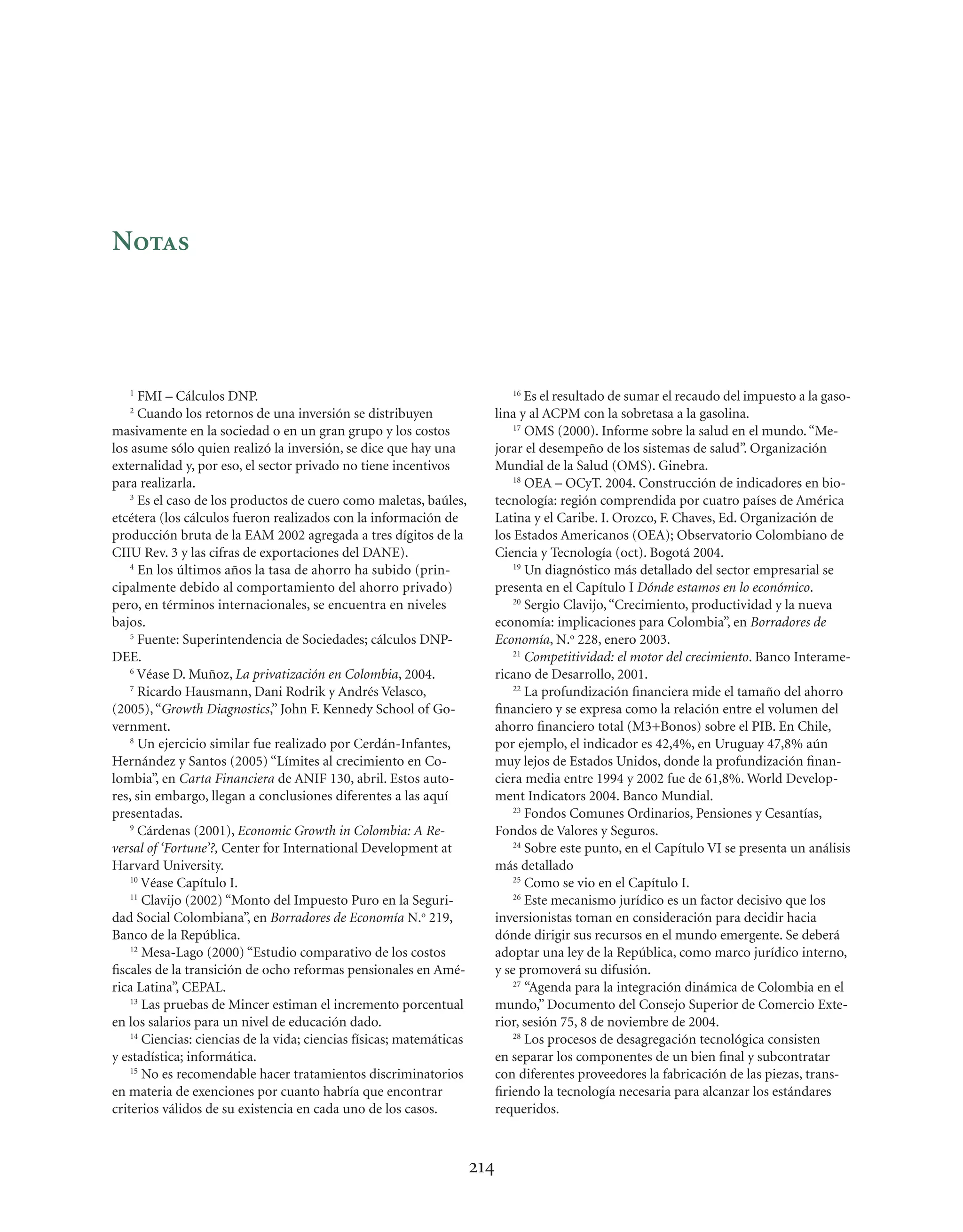 Vision colombia 2019