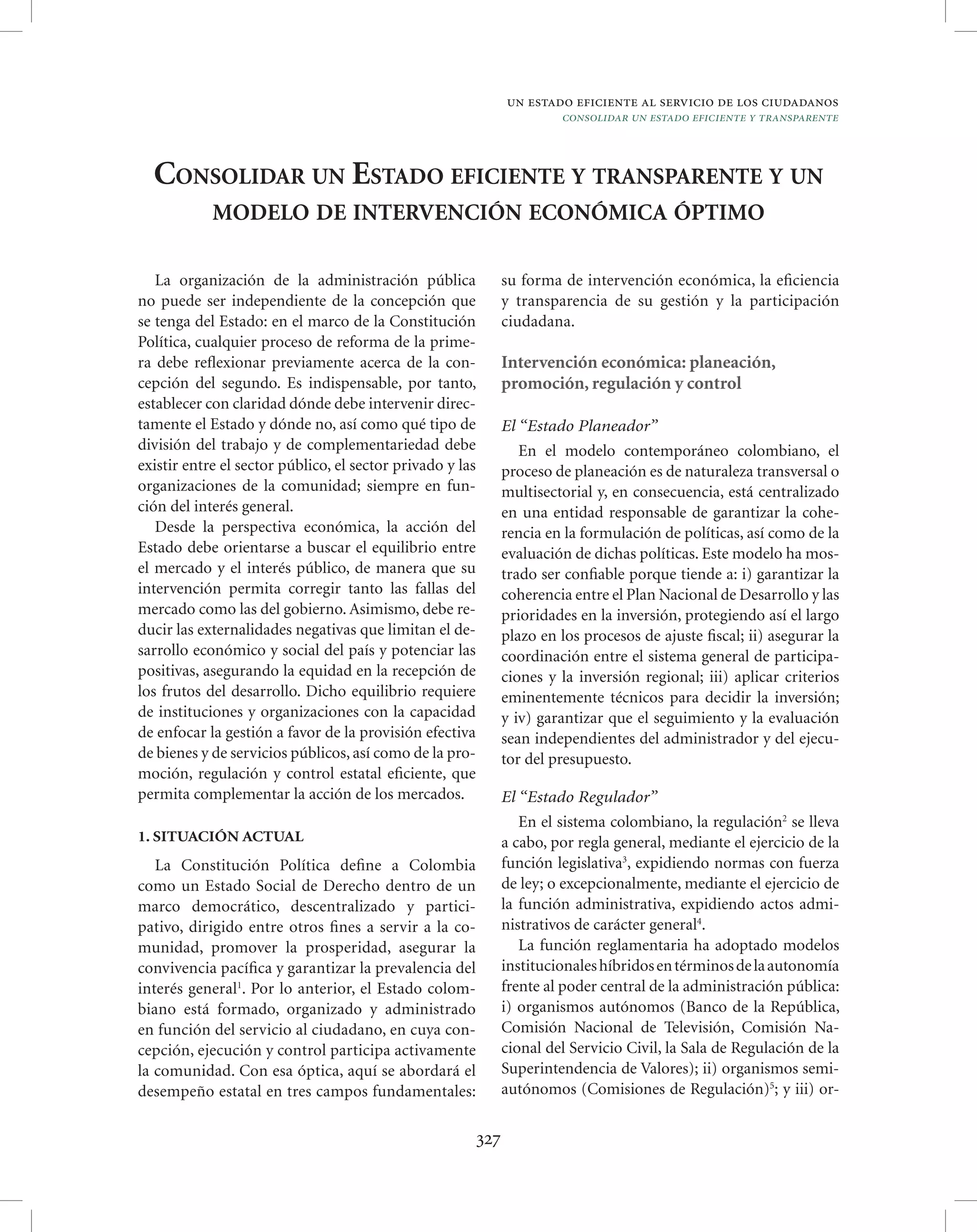 Vision colombia 2019