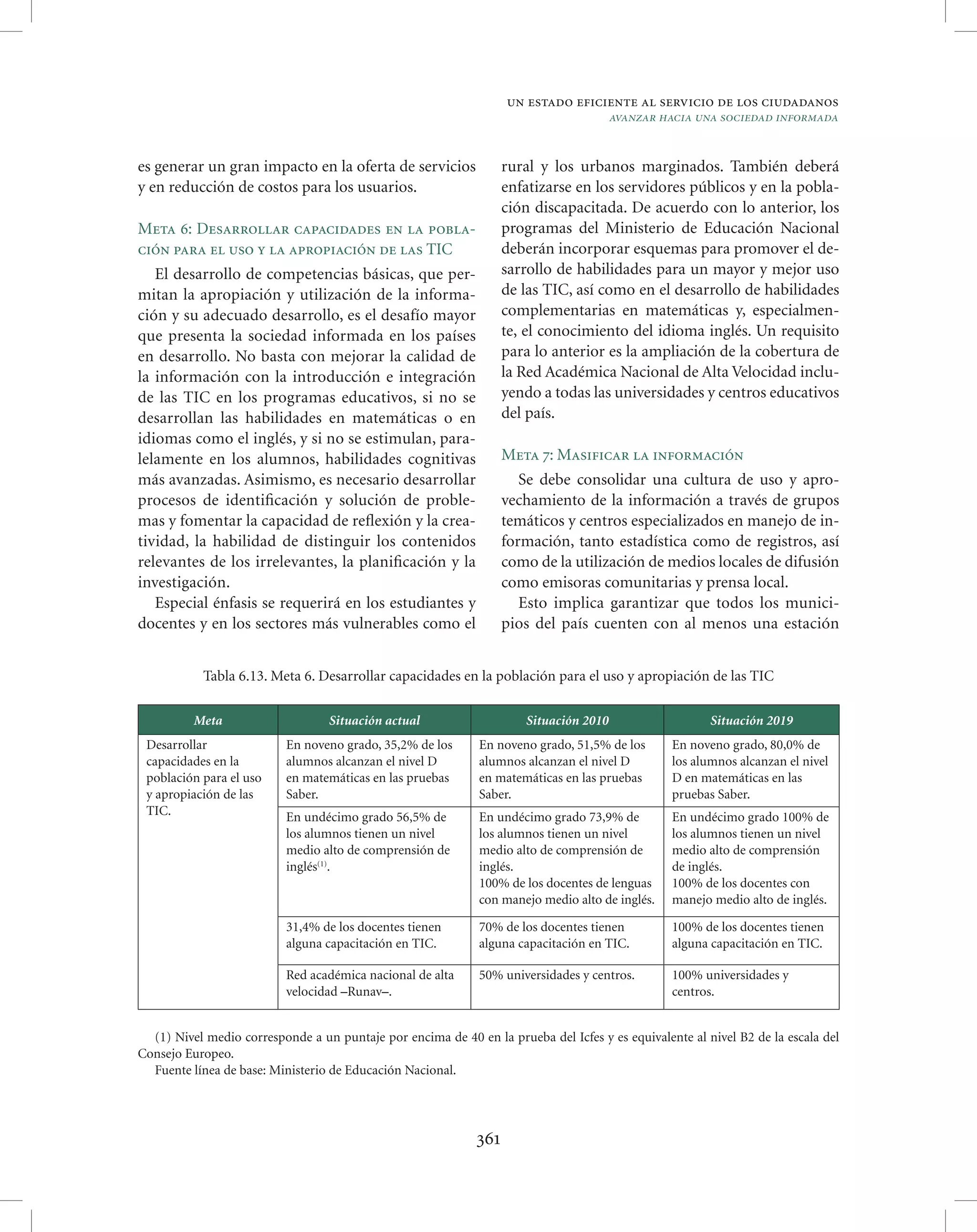 Vision colombia 2019