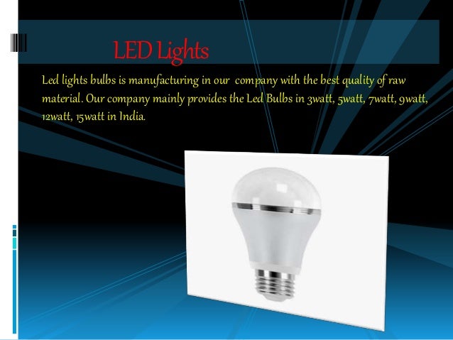 led lighting products by vision electronergy