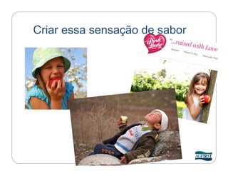 Criar essa sensação de sabor
 