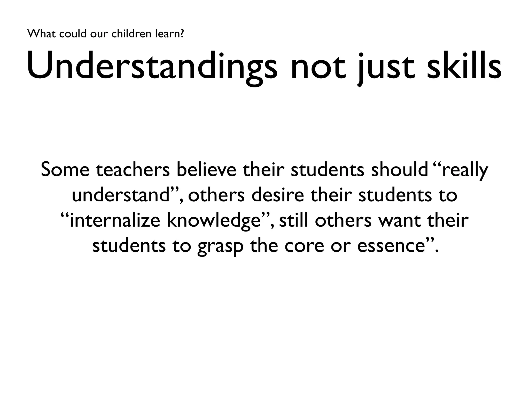 Vision for learning | PPT