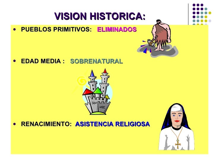 Vision histórica discapacidad