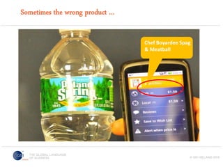 Sometimes the wrong product …
Chef Boyardee Spag
& Meatball

 