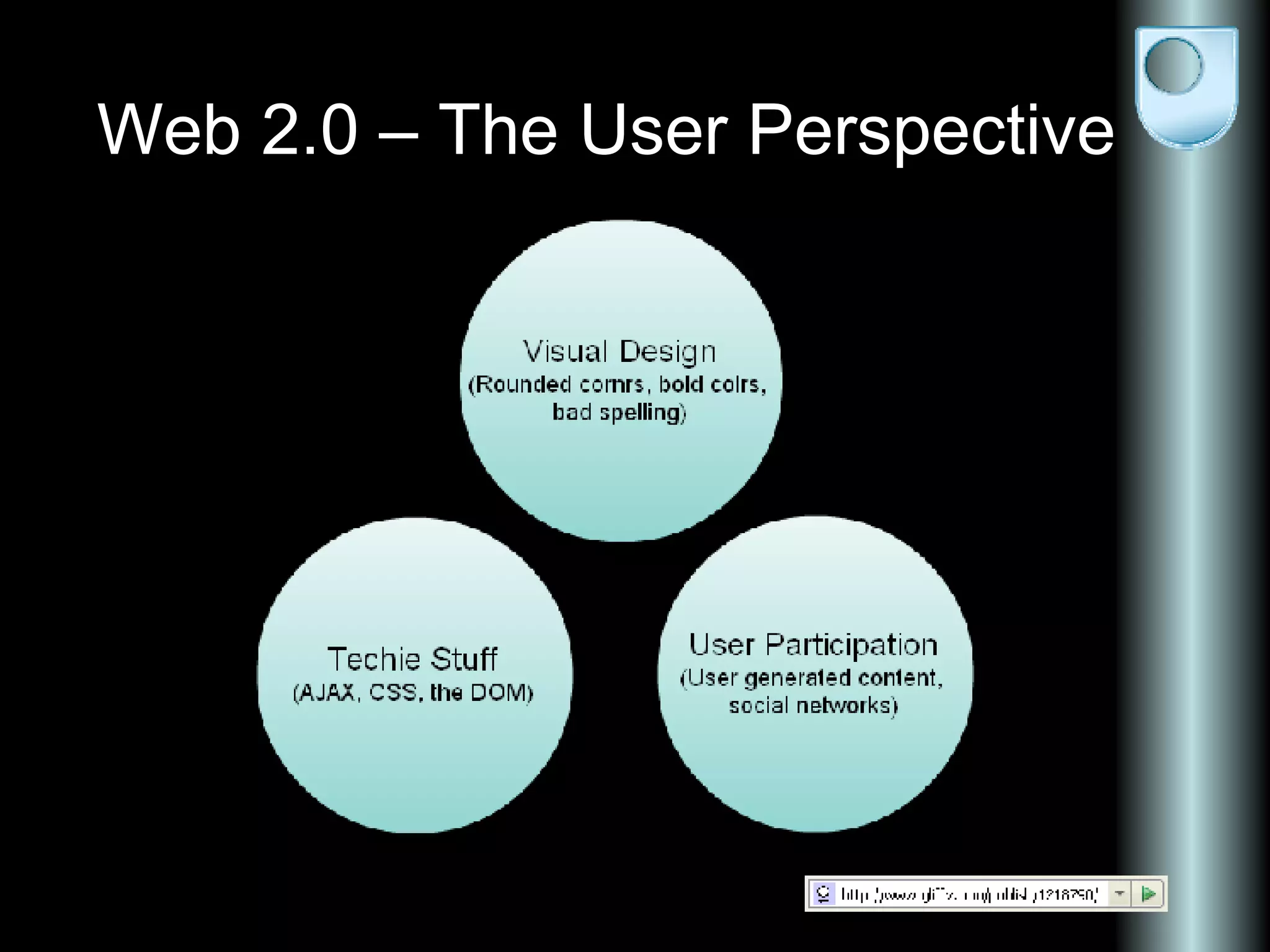 Web 2.0 – The User Perspective