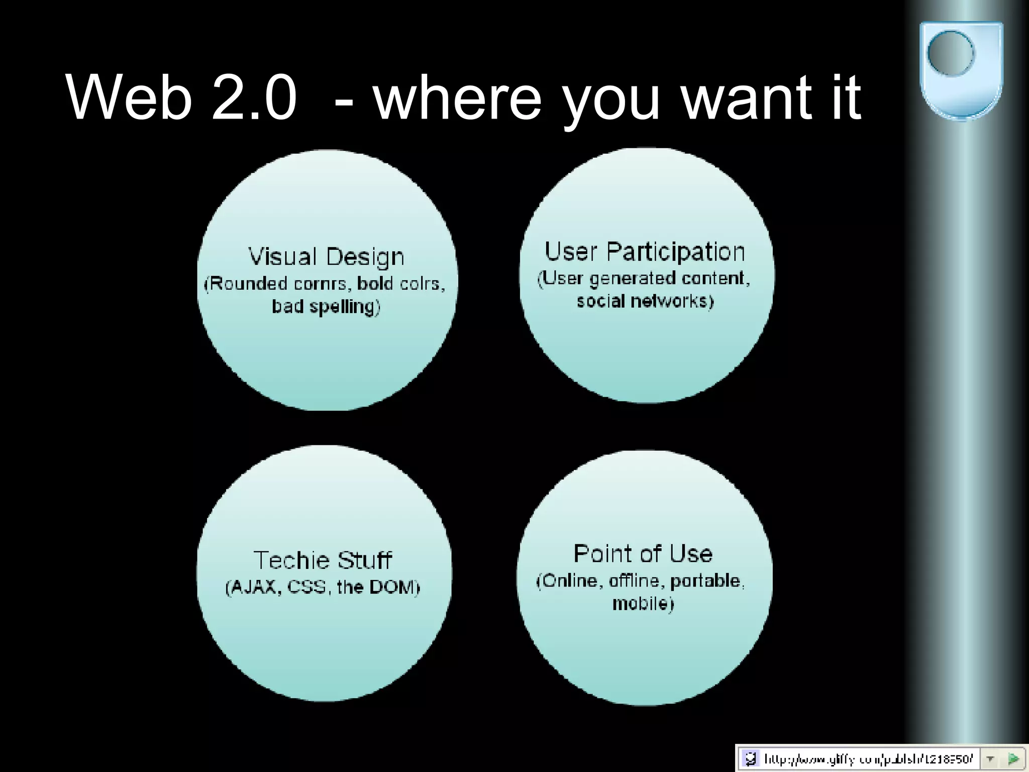 Web 2.0 - where you want it