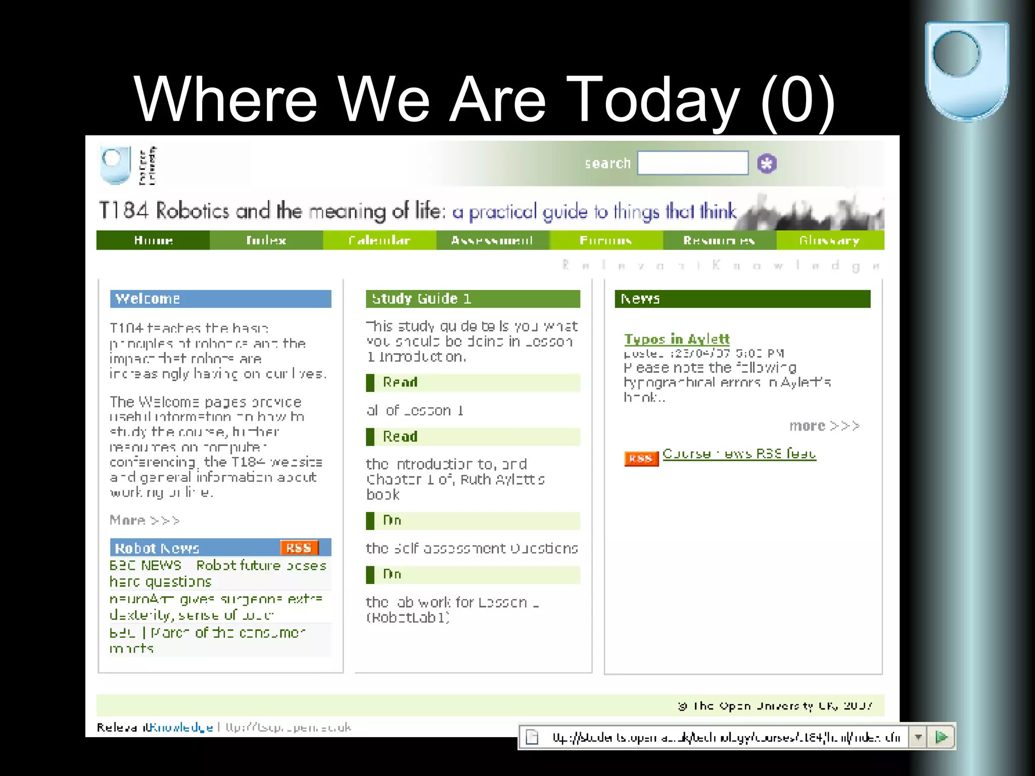 Where We Are Today (0)