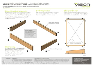 Vision insulated upstand assembly