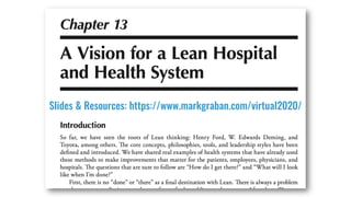 Slides & Resources: https://www.markgraban.com/virtual2020/
 