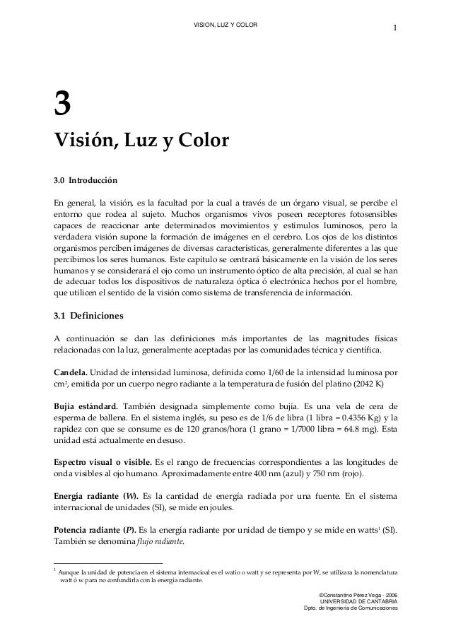 Vision Luz Y Color