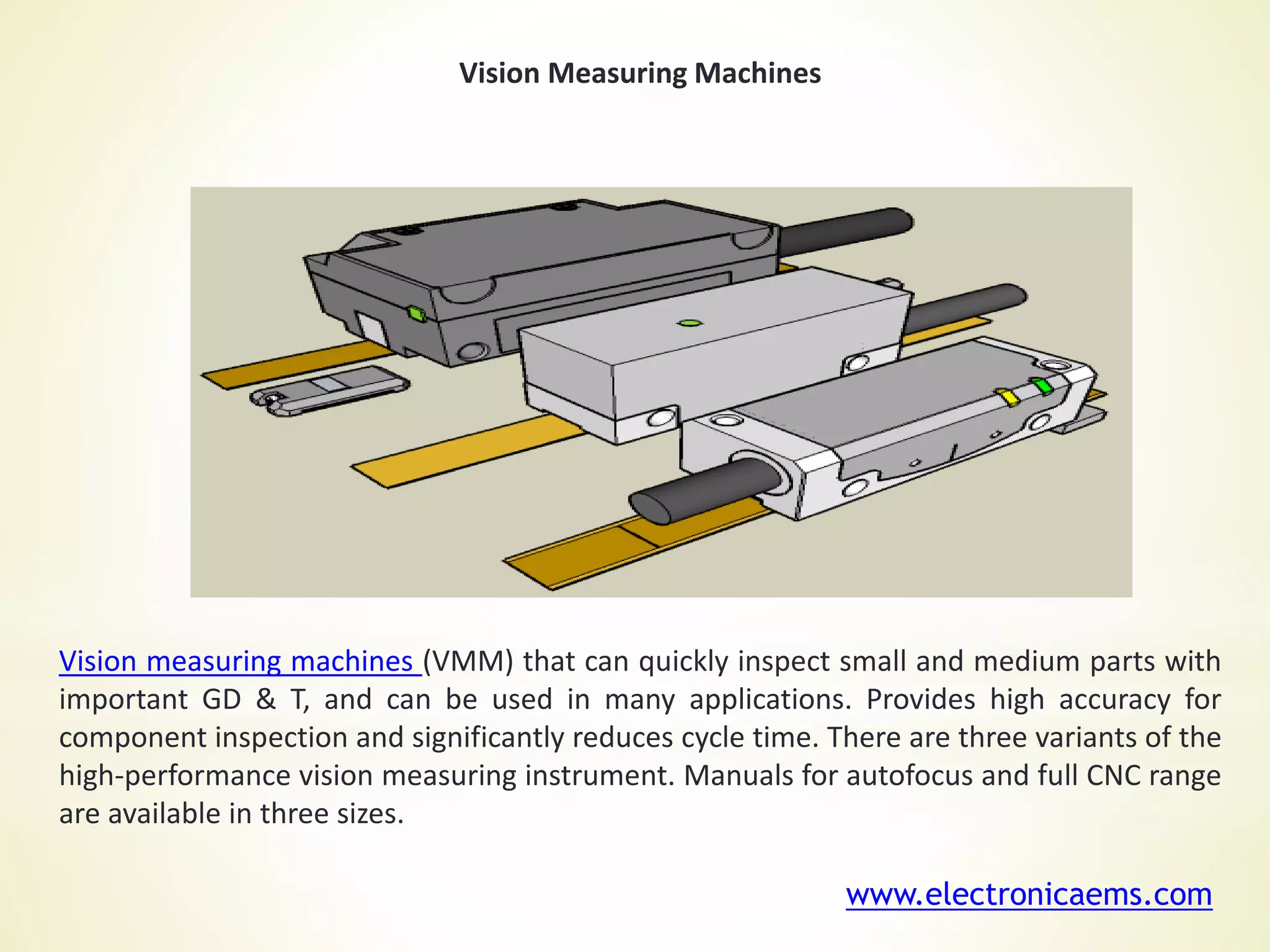 Vision measuring machines | PPTX