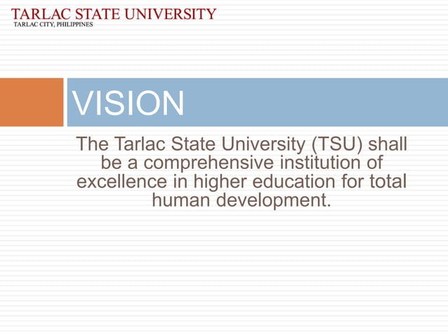 Vision, mission and objectives | PPT