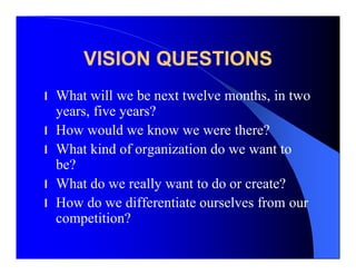 Vision, Mission, and Values | PDF