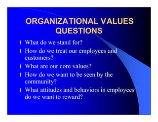 Vision, Mission, and Values | PDF