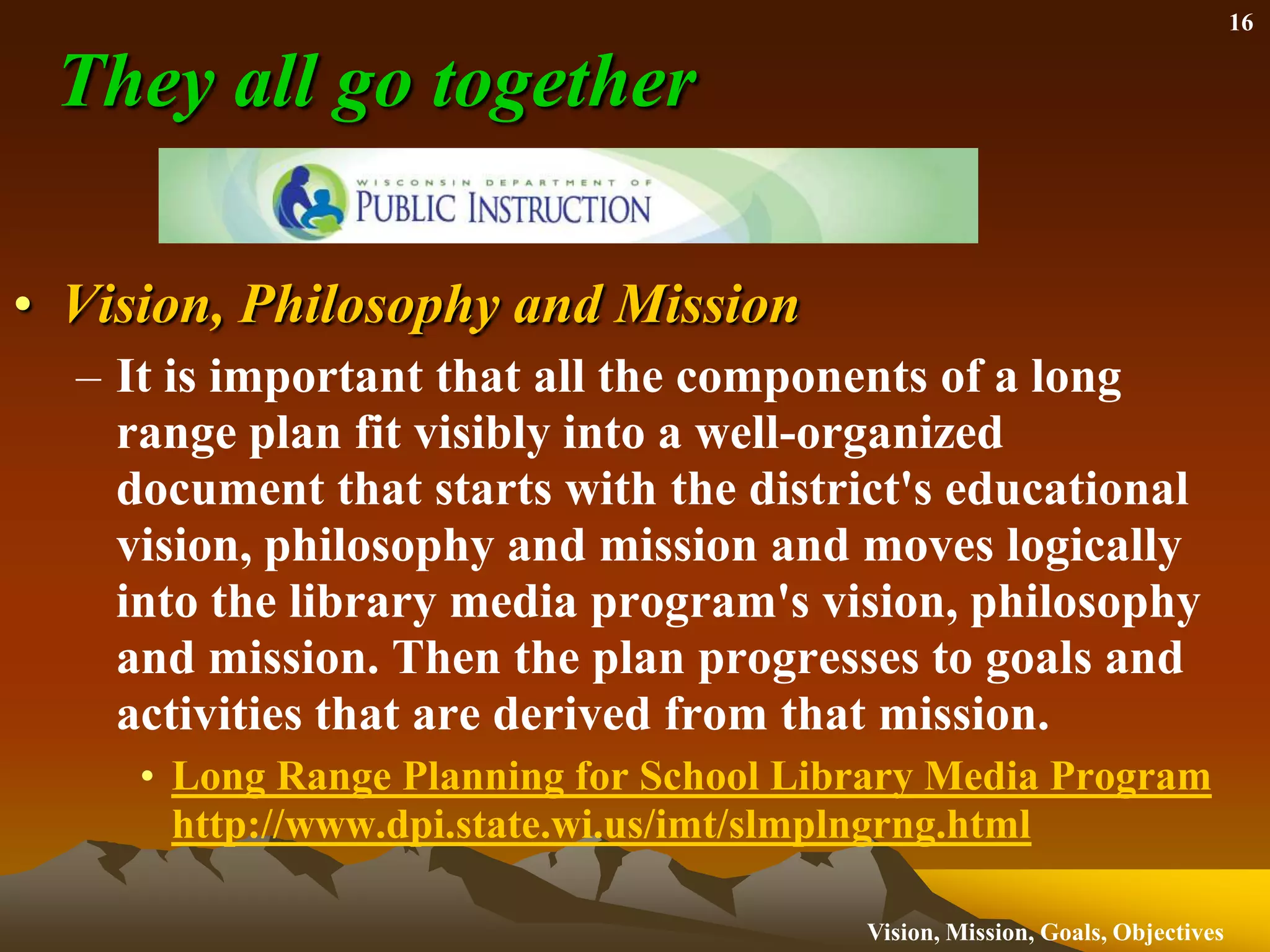 Values?What are values?Values are traits or qualities that are considered worthwhile; they represent an individual’s highest priorities and deeply held driving forces.Value statements are grounded in values and define how people want to behave with each other in the organization. . . . Value statements describe actions that are the living enactment of the fundamental values held by most individuals within the organization.Build an Organization Based on Values The Strategic Planning Framework for Vision, Mission, Values By Susan M. Heathfield, About.com Guide, p. 2.