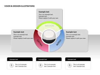 Vision & Mission Illustrations Animated | PPT