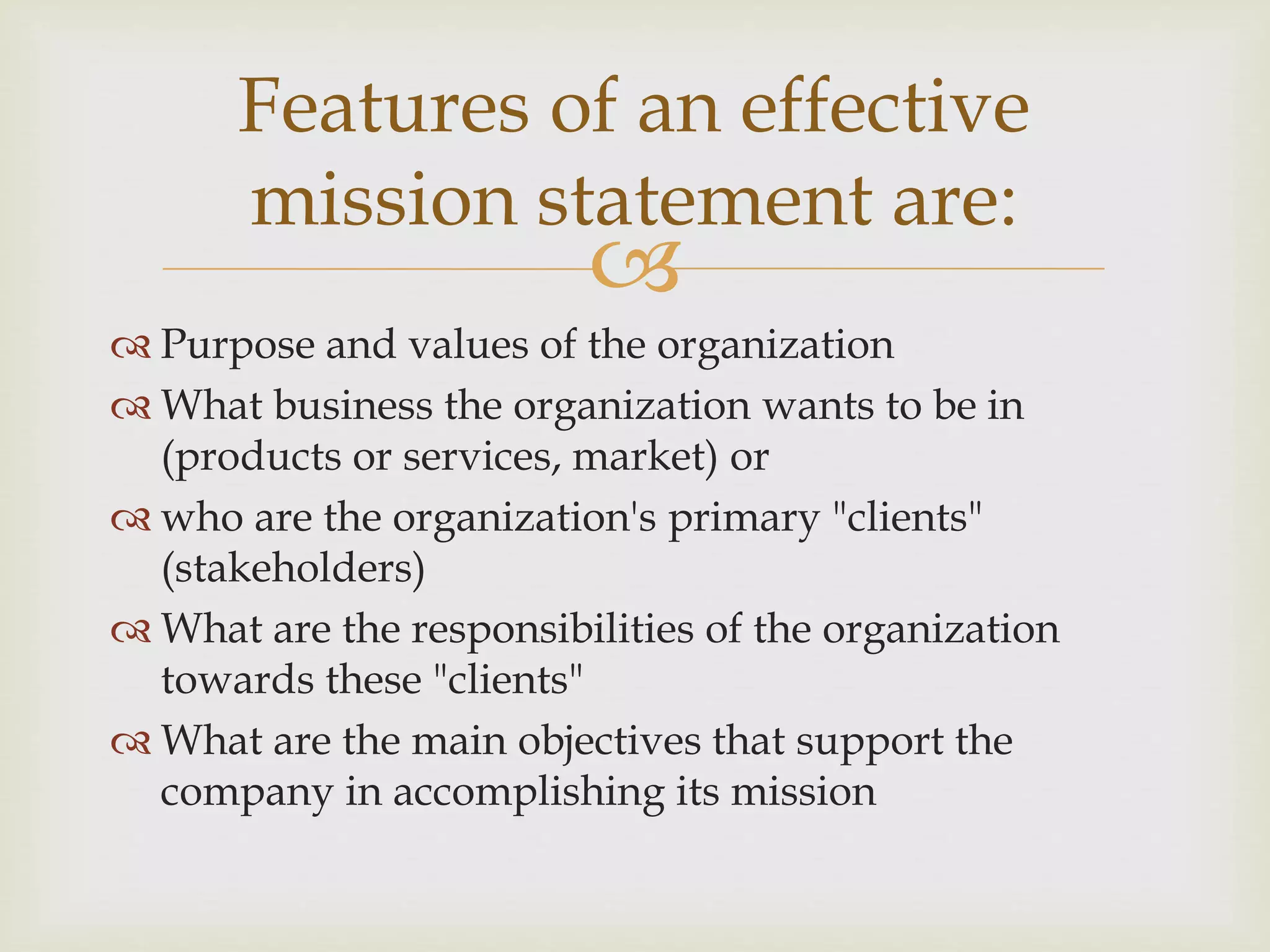 Vision, mission, philosophy and goals | PPTX