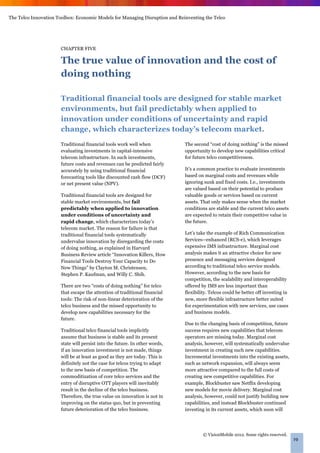 The Telco Innovation Toolbox: Economic Models for Managing Disruption ...
