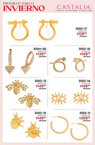 2002-17
Aretes Oro
$12990
AR102OR
2004-06
Aretes Oro
$13990
AR109OR
2002-10
Aretes Oro
$14990
AR115OR
2002-13
Aretes Oro
$14990
AR120OR
2002-14
Aretes Oro
$14990
AR120OR
2002-15
Aretes Oro
$14990
AR120OR
2002-11
Aretes Oro
$20990
AR162OR
 