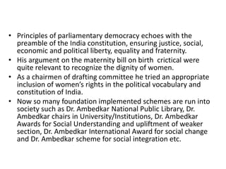 Vision of ambedkar of social inclusion | PPTX